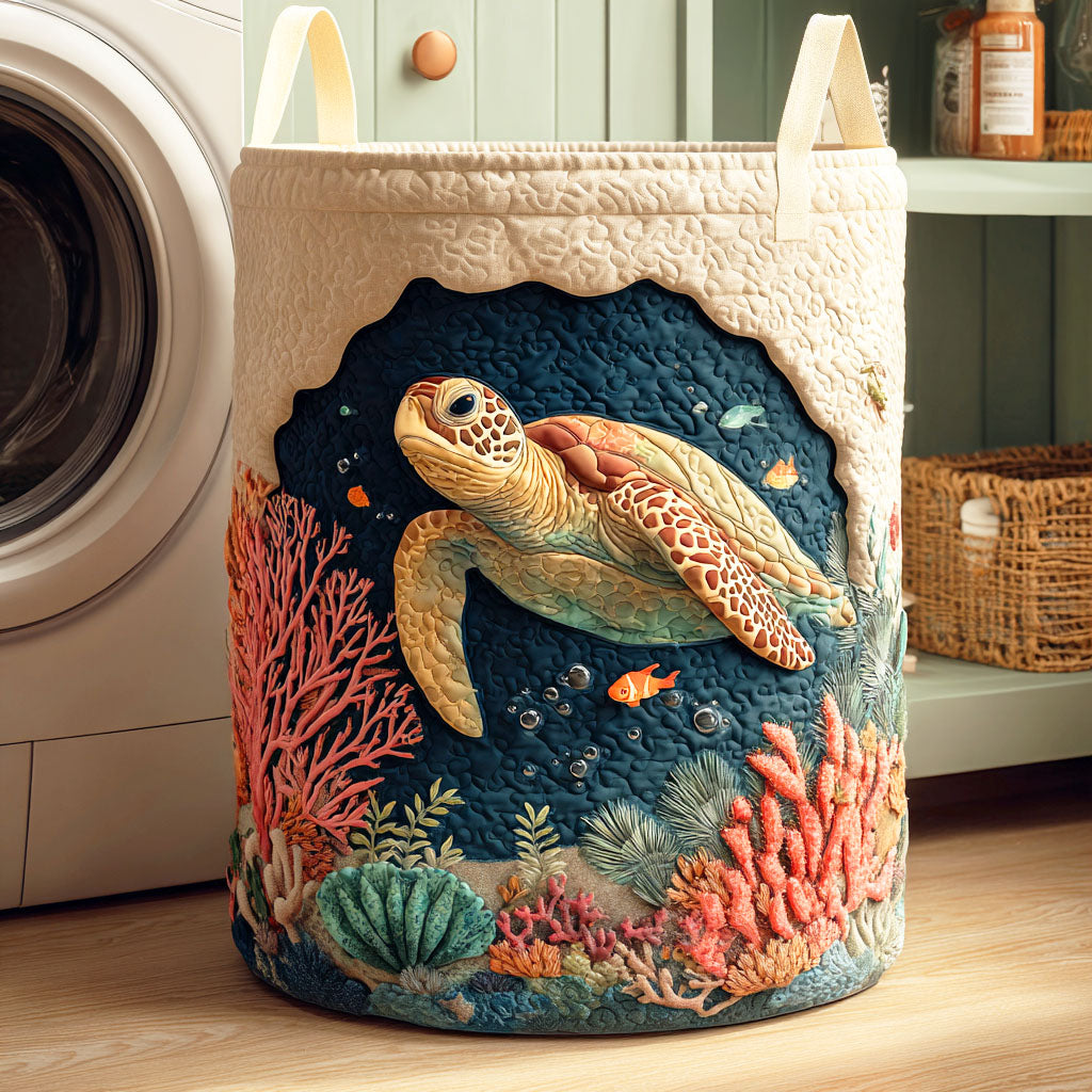 Koraal Schildpad Wasmand