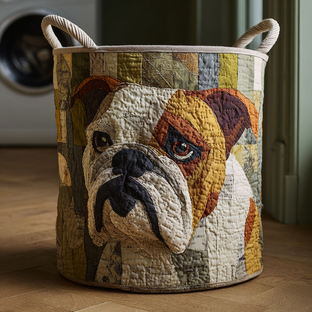 Rustieke Bulldog Wasmand