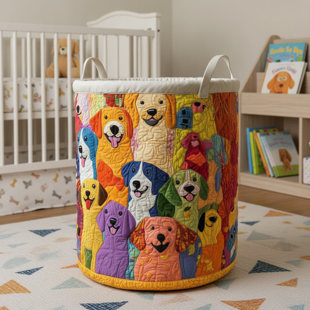 Heldere Honden Wasmand